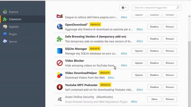 Disinstallare componente aggiuntivo firefox смотреть онлайн