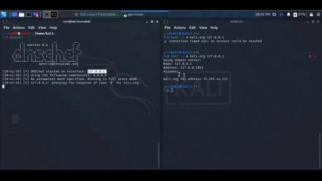 DNSchef | Kali Linux смотреть онлайн