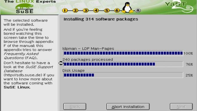 Suse Linux 7.0 installation смотреть онлайн