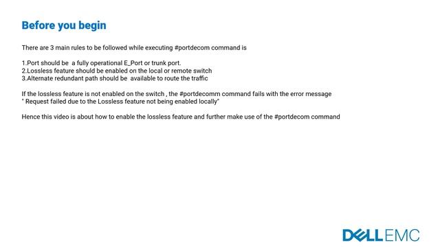 How to decommission an E Port on a Connectrix Brocade switch смотреть онлайн