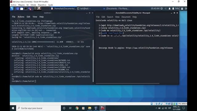 como instalar volatility en kali linux смотреть онлайн