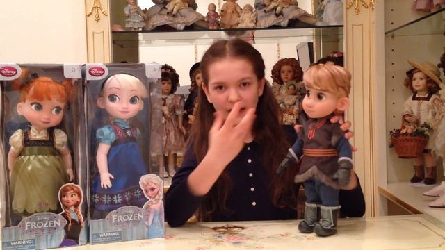 Куклы Disney Animators Collections. Холодное сердце. Frozen. Anna Kristoff Elsa. Gulnas Gulnaz.