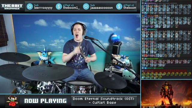 Doom Eternal - Cultist Base On Drums! смотреть онлайн