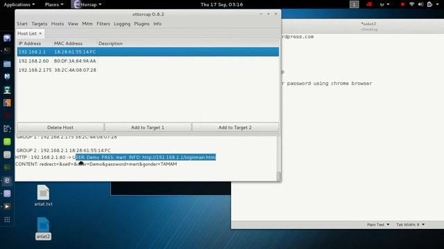 Kali Linux - How to Sniff Network Using Ettercap and Driftnet смотреть онлайн