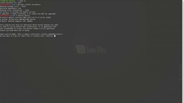 How to install lm-sensors on linux