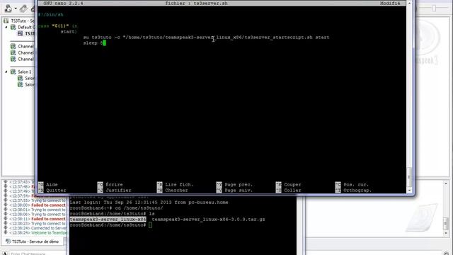 [S]Auto start TS3 linux смотреть онлайн