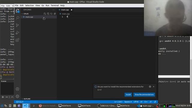 AntiX Linux Install g++ and Write C++ Hello World смотреть онлайн