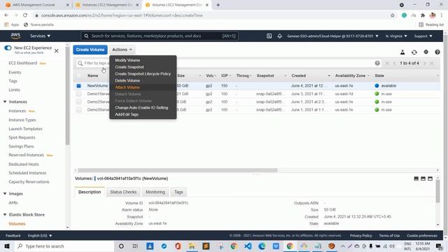 How to Remove the EBS volume from one EC2 instance and attach it to another EC2 instance? смотреть онлайн