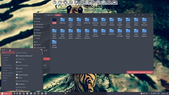 Sardi Icons and Surfn icons updated after visiting Solus 1.2.1 смотреть онлайн