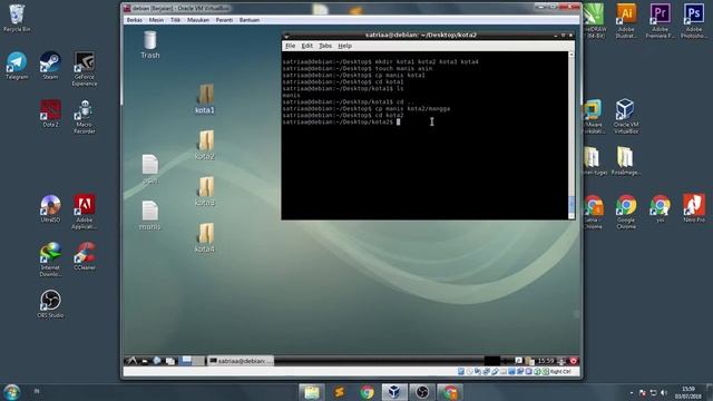 MengCopy Folder dan File Melalui Terminal Linux смотреть онлайн