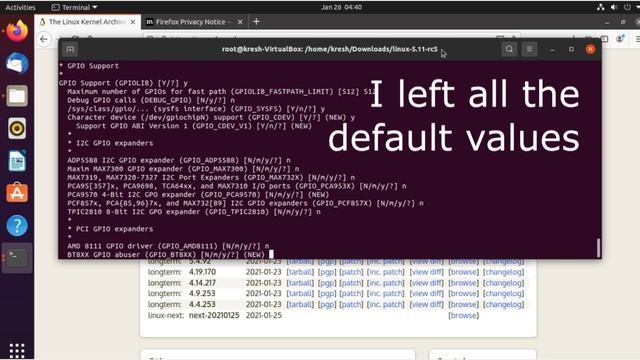 Compilation and install Linux Kernel 5.11-rc5 in Ubuntu 18.04,19.10, 20.04, 20.10 смотреть онлайн
