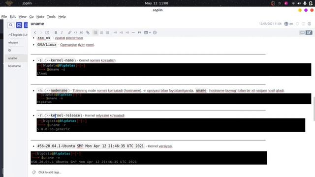 #15 Linux / uname komandasi смотреть онлайн