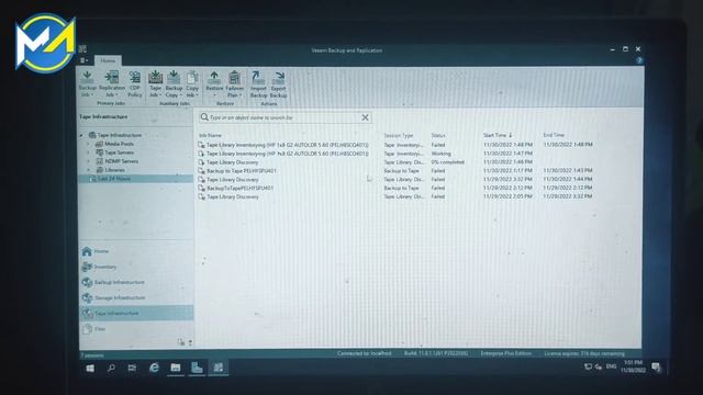 Veeam Backup to Tape Autoloader | Connecting StorEva Autoloader to HPE DL380 Gen10 смотреть онлайн