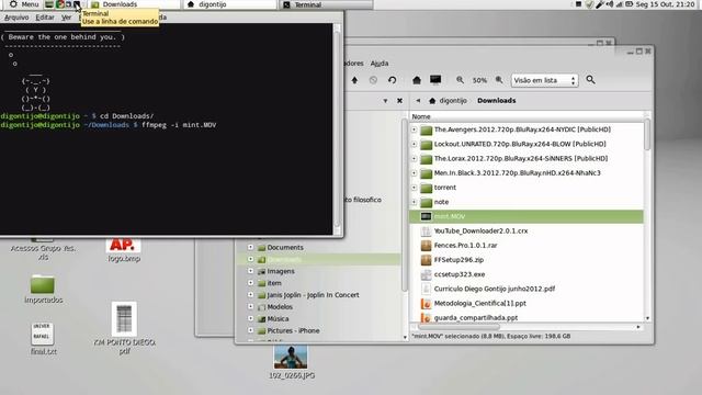 Como extrair audio de arquivo de vídeo utilizando ffmpeg no linux mint ou ubuntu смотреть онлайн