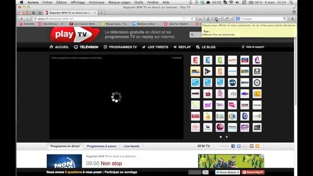 Play TV : Comment désactiver Adblock смотреть онлайн