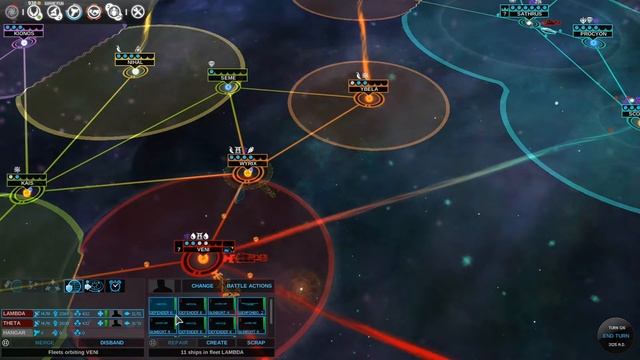 Let's Learn Endless Space: Disharmony - United Empire - Episode 8 - Design of Ships & Alliances смотреть онлайн