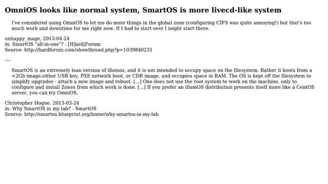 Unix & Linux: What are pros to use OmniOS than SmartOS or OpenIndiana? (2 Solutions!!) смотреть онлайн