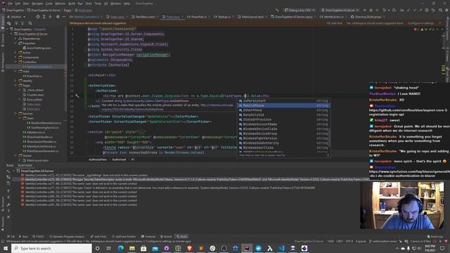 Episode 18: DrawTogether.NET - Custom, Event-Sourced ASP.NET Authentication and SignalR Backplane P смотреть онлайн