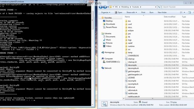 How to code a Minecraft Client - Vid.1: Setting Up MCP/Eclipse смотреть онлайн