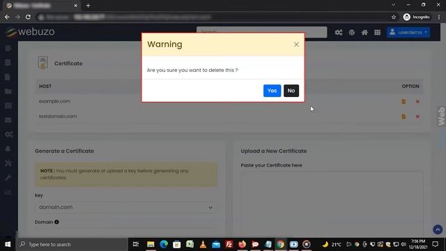 How to Delete an SSL Certificate in Webuzo? | MilesWeb смотреть онлайн