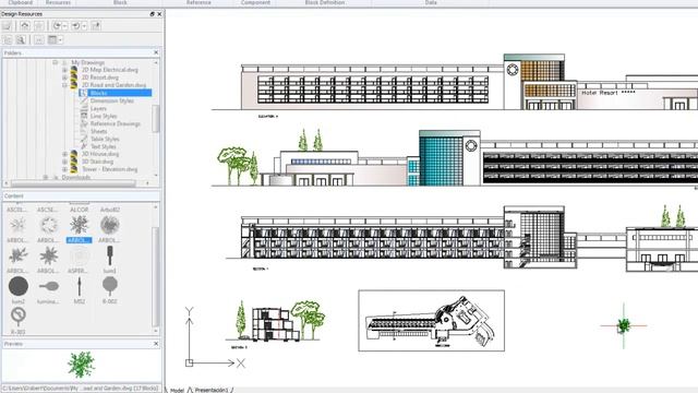 Drawing Resources Palette - Productivity Center for your Design | ARES Commander Edition 2014 смотреть онлайн