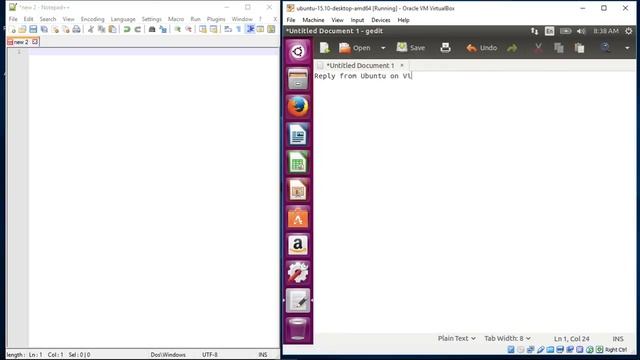Share Clipboard and Drag'n'Drop between VirtualBox guest Linux and host Windows смотреть онлайн