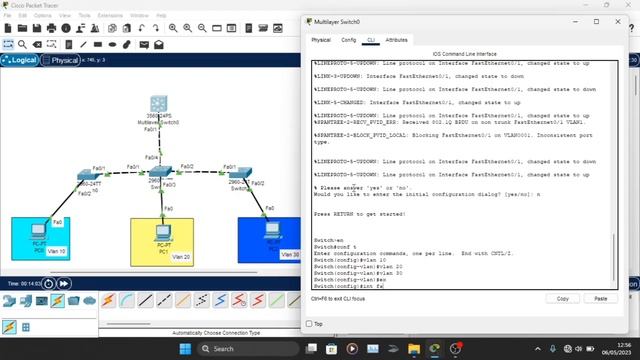 Konfigurasi Inter-Vlan Routing Menggunakan Switch Layer 3 Di Cisco Packet Tracer смотреть онлайн