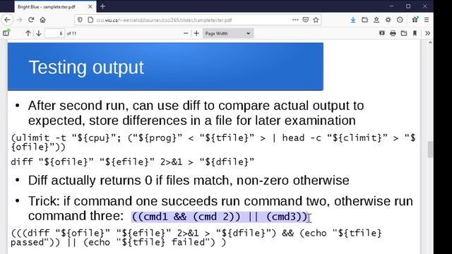 Automated testing: bash scripting example смотреть онлайн