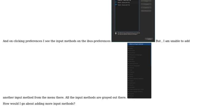 Ubuntu: Unable to add input method to ibus on KDE anymore смотреть онлайн