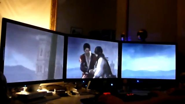 Assassins Creed 2 with Eyefinity смотреть онлайн