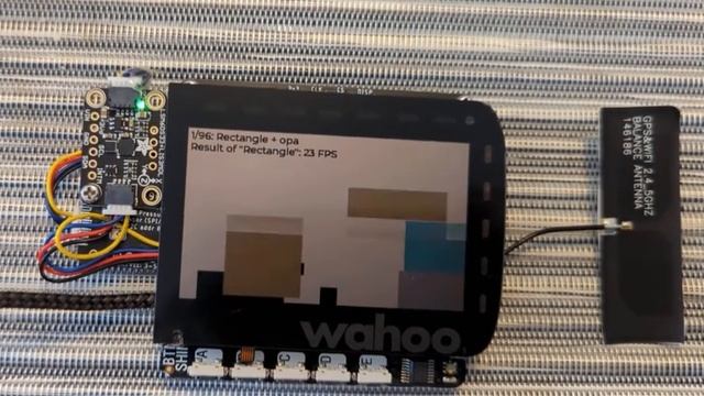 LVGL + Raspberry Pi zero + JDI MIP display (azumotech LPM027M128C) смотреть онлайн