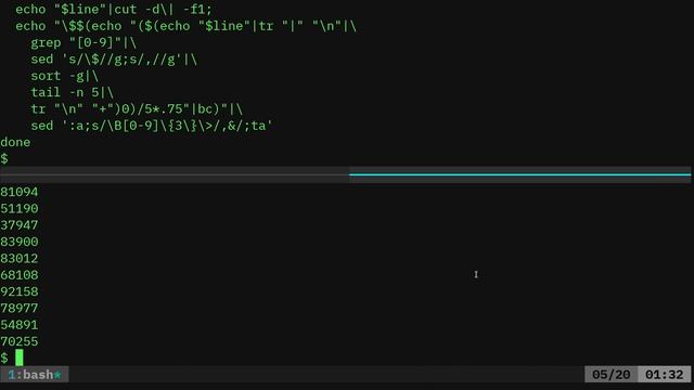 06 Pension Calculations in BASH on Linux смотреть онлайн