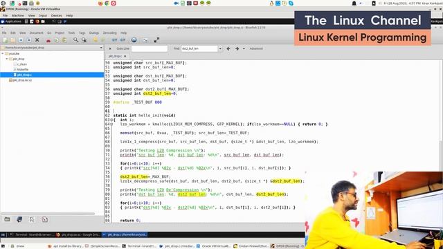 x211 Code with Kiran - Live Coding | Linux Kernel Programming | Kernel Libraries | Part 3 #coding смотреть онлайн