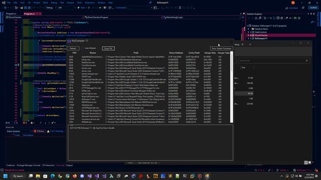 KsDumper Driver unloading demo смотреть онлайн