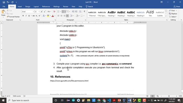 10. How to Execute any command through C Program in Linux (Lab # 05 Operating System) смотреть онлайн