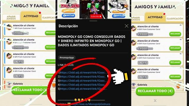 MONOPOLY GO - COMO CONSEGUIR DADOS GRATIS EN IOS, Android Gratis