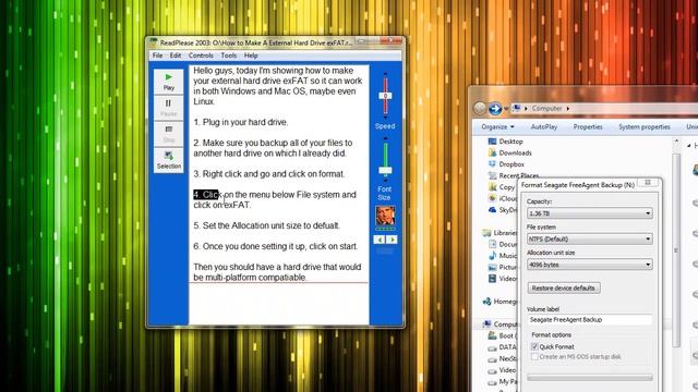 How To Format A Hard Drive to exFAT in Windows смотреть онлайн
