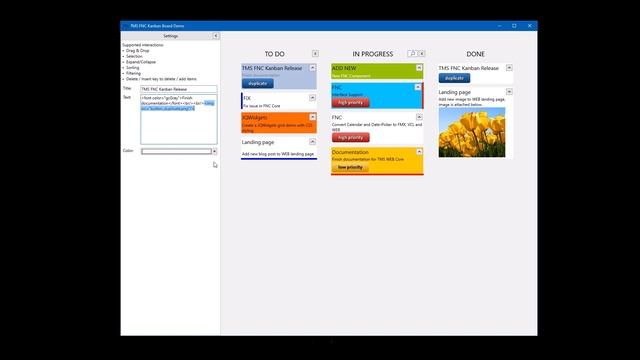 TMS FNC UI Pack: Kanban control for FireMonkey смотреть онлайн