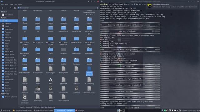 ArcoLinux : 1420 Personal workflow after every clean installation - reuse the scripts смотреть онлайн