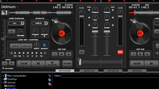 Virtual dj Mixagem e tutorial By rapper Dj Buiu. смотреть онлайн