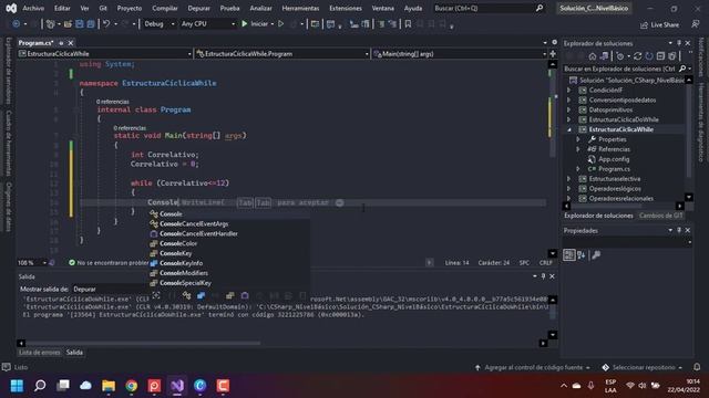 15 - Estructura cíclica While | C# Nivel Básico смотреть онлайн