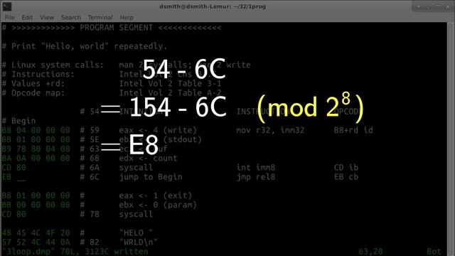 3 Handmade Linux x86 executables: Loops and conditionals смотреть онлайн