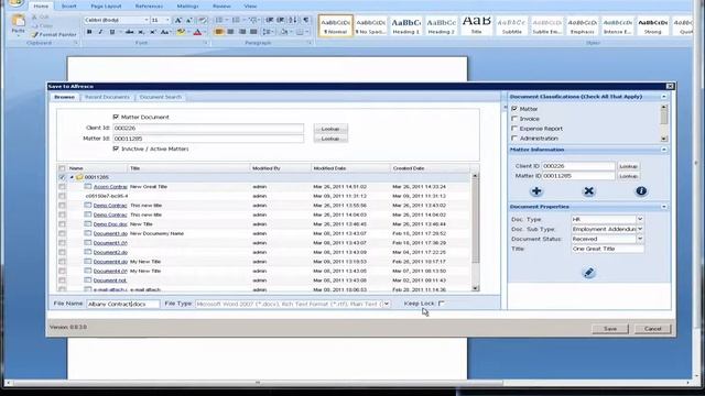 Micro Strategies Office Integration to Alfresco смотреть онлайн