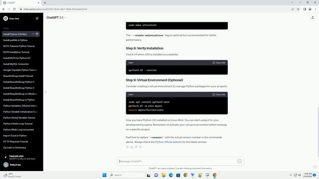 install python 3 10 linux mint смотреть онлайн