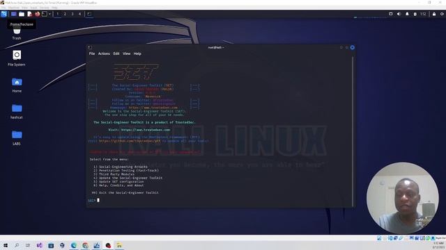 Social Engineering Toolkits with Credential Harvester on Kali Linux смотреть онлайн