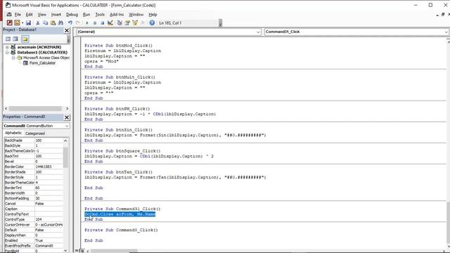 CALCULATOR DESIGN IN MS ACCESS VBA WITH FREE SOURCE CODE смотреть онлайн