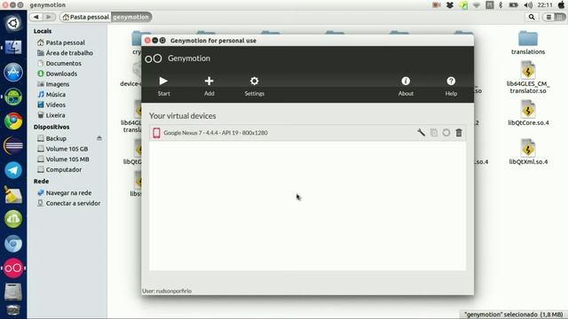 Emulador do Android Genymotion para ubuntu смотреть онлайн