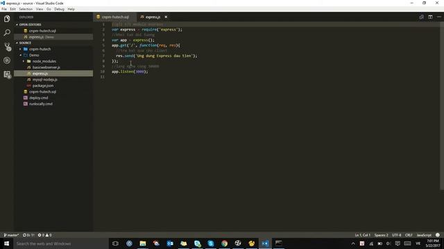 Nodejs: create db install npm modun run mysql смотреть онлайн