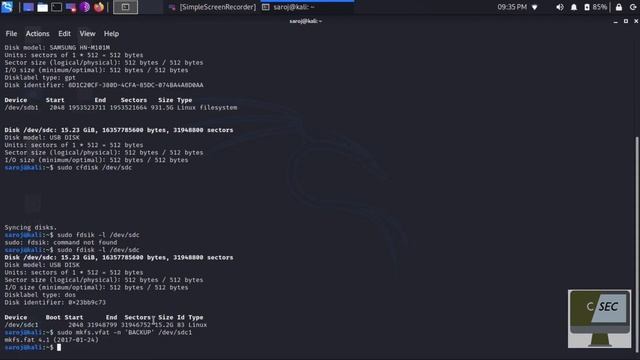 Disk Partition AND File System in linux - fdisk, cfdisk, mkfs смотреть онлайн