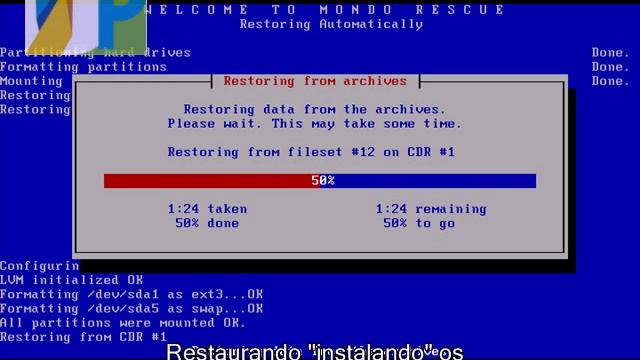 Usando Cd de Restauração usando Software Mondo nos Servidores Pólos UAPI - UFPI смотреть онлайн